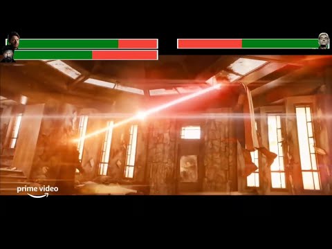 Soldier Boy & Billy Butcher vs. Homelander with healthbars