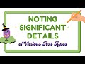 Understanding Text Types and Noting Details