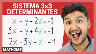 System Of Simultaneous Equations 3x3  Cramers Rule Or Determinants