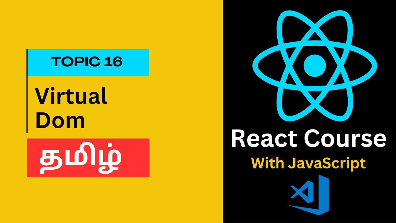Virtual Dom in React in Tamil