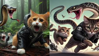 Cats Meow Sad Story Cat Meet Snake Cat Video
