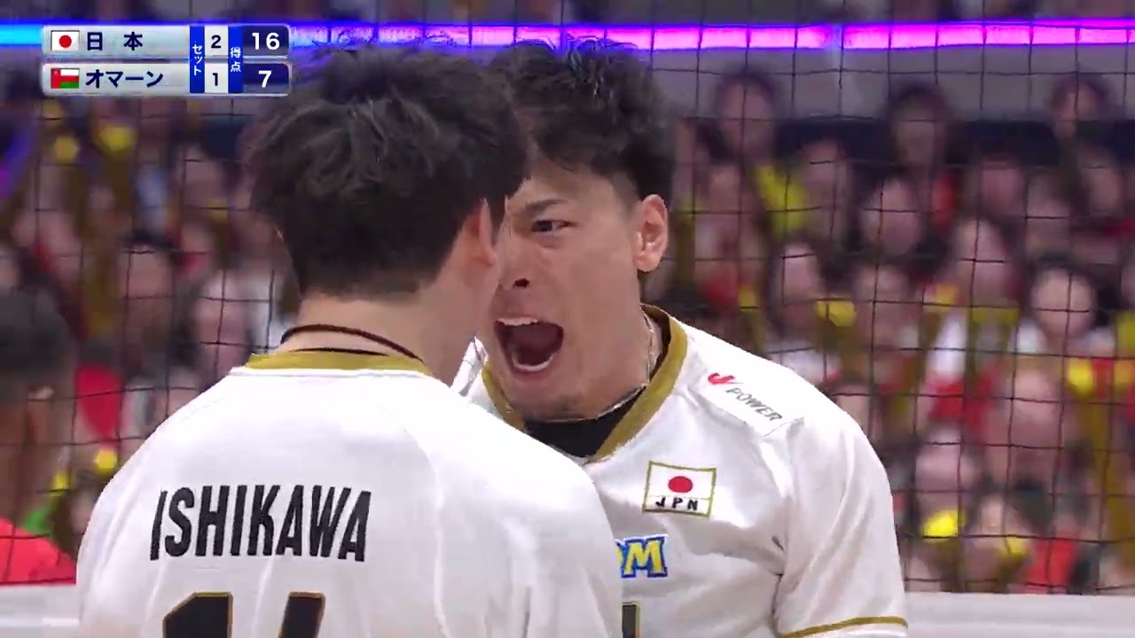 【第4セット速報】日本が初戦に勝利！【バレーボールアジア選手権 日本×オマーン】