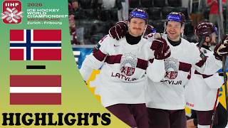 Latvia Vs Norway Highlights  Mens Ice Hockey 2026  The Match Before World Chdanionship 2026