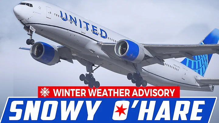 🔴LIVE SNOWY AIRPORT ACTION at CHICAGO O'HARE AIRPORT | ORD AVGEEK PLANE SPOTTING | WINTER WEATHER