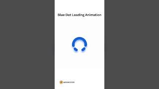 Blue Dot CSS Loading Animation || #animation #css #threejs #coding #developer #loadinganimation