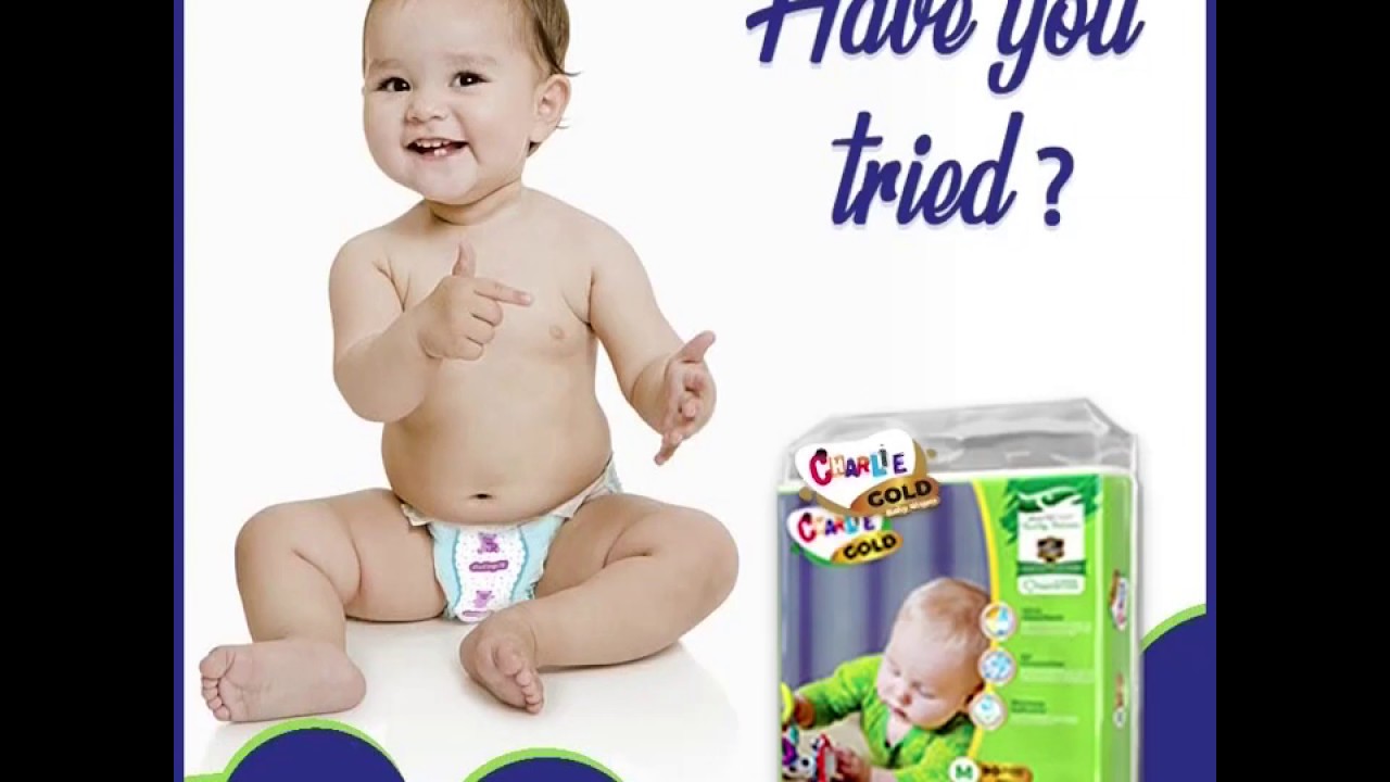 Charlie Gold Baby Diaper YouTube