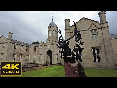 Huntly Town Walk in the Rain, Scotland Countryside 4K [Short Preview]