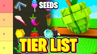 *NEW* GROW A GARDEN SEEDS TIER LIST! (BEST PLANTS/CROPS In GROW A GARDEN MEGA HARVEST UPDATE) Roblox