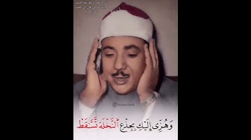 فَنَادَىٰهَا مِن تَحۡتِهَاۤ أَلَّا تَحۡزَنِى | برواية السوسي عن أبي عمرو | الشيخ عبدالباسط عبدالصمد