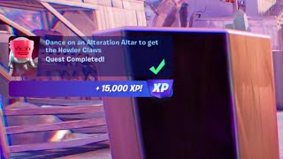 Dance On Alteration to get the Hover Claws Fortnitemares Challenge