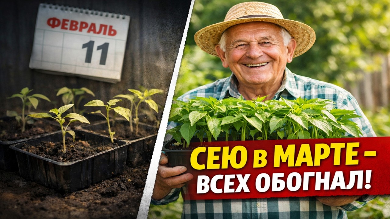 НЕ СЕЙТЕ ПЕРЕЦ в Феврале! Моя рассада обгоняет всех, хотя я сею на месяц позже!