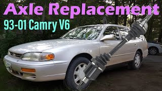 Axle Replacement on a '92-'96 Camry V6 Automatic Transmission