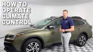 Climate control on a 2020 Subaru Outback - Isaac