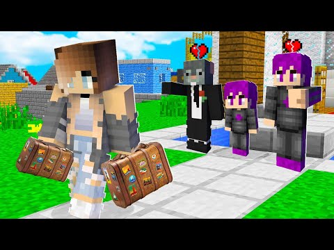 سمسمه مراتي سابت البيت ومشيت بسبب اعز صاحب ليا في قرية ماين كرافت