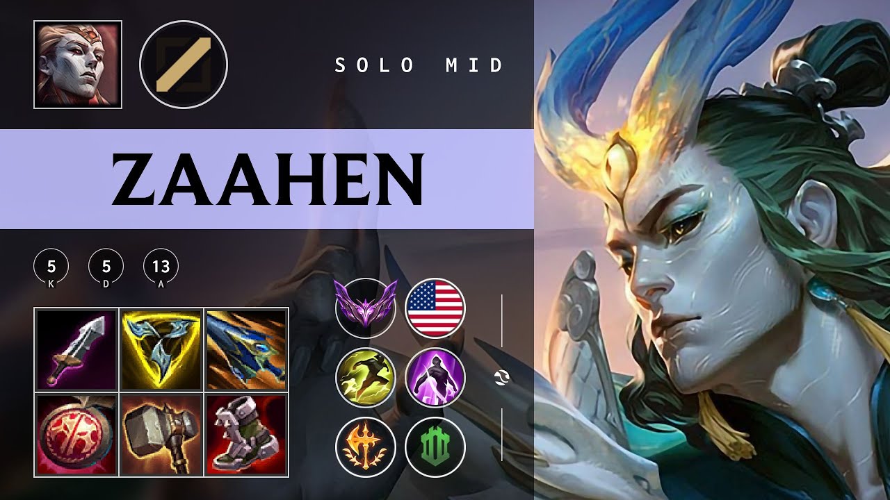 Zaahen Mid vs Sion - NA Master Patch 25.24