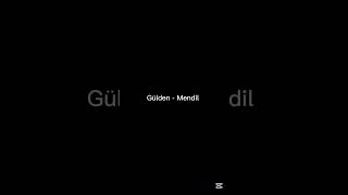 Gülden - Mendil lyrics/sözleri #edit #lyrics #music #shorts