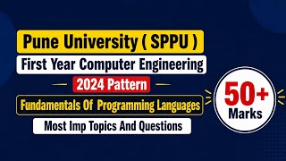 FPL Most Important Topics & Questions | 2024 Pattern | #sppu | 50+ Marks🔥 | First Year Engineering