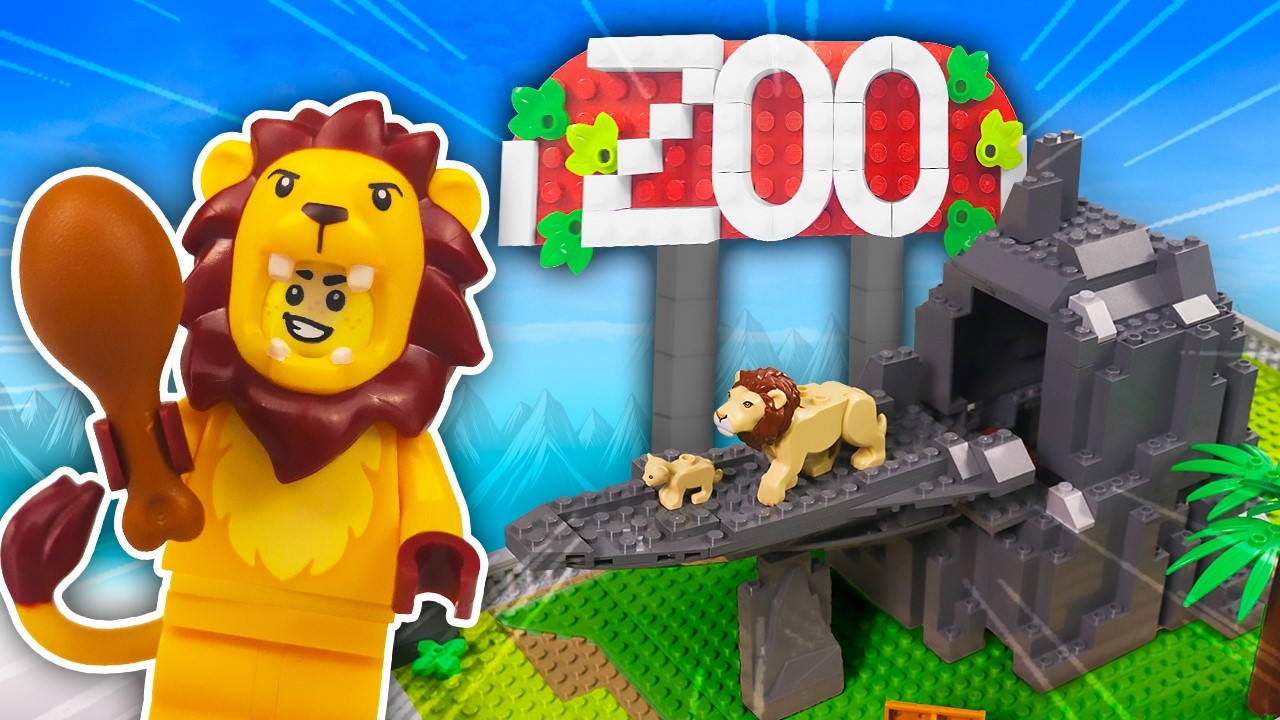 I Built a GIANT LEGO Zoo