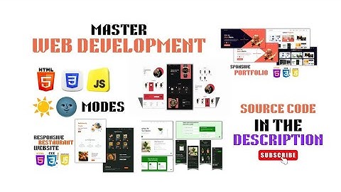 Master Frontend Web Development with 4 Real World Projects Using HTML CSS & JS Beginners to Advanced