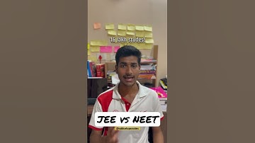 IIT JEE vs NEET| Which is tough?JEE Advance|AIIMS| He cracked both! #viral #jee #jeeadvanced #neet