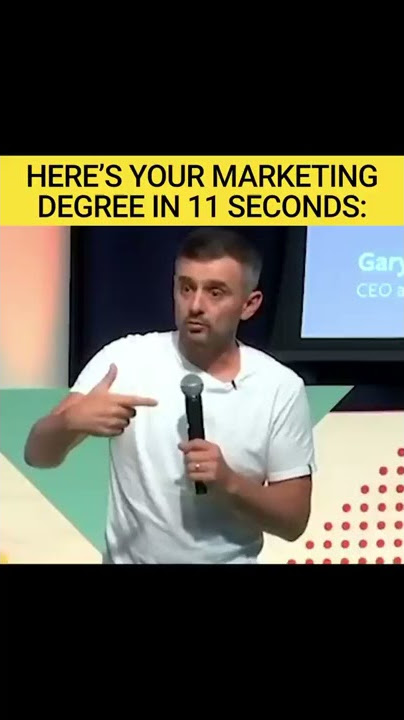 Here's an Entire Marketing Degree in 11 Seconds #Shorts