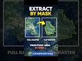 Extract by Mask in ArcGIS ✂️ (Clip Raster Easily) #shorts #arcgis #trendingvideo
