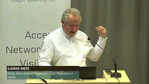 Ilmars Mezs, Head of International Organization for Migration in Latvia presentation