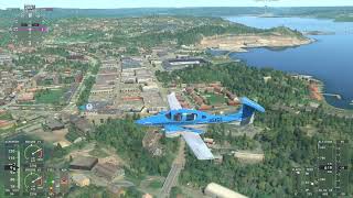 Information Sparebanken Sør Arena, Kristiansand, Norway, Diamond Aircraft DA62, Microsoft Flight Simulator, HDR Update