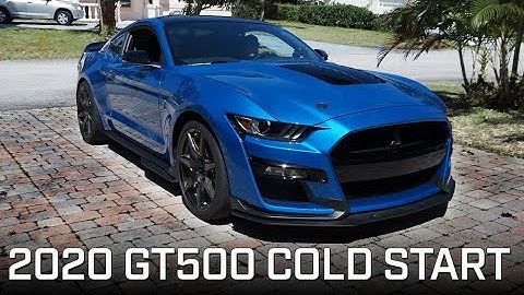 2020 GT500 Cold Start in Track Mode now with Carbon Fiber Wheels