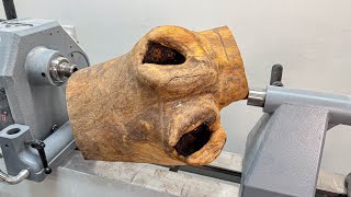 Woodturning  My best firewood transformation into a stunning project