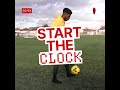 Football challenge - 8 Minutes to Save a Life campaign