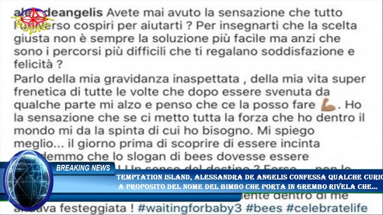 Temptation Island, Alessandra De Angelis confessa qualche curiosità sulla sua quarta gravidanza  a p