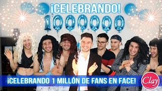 Cuando celebras 1 MILLÓN de fans en facebook CON TU FAMILIA :D