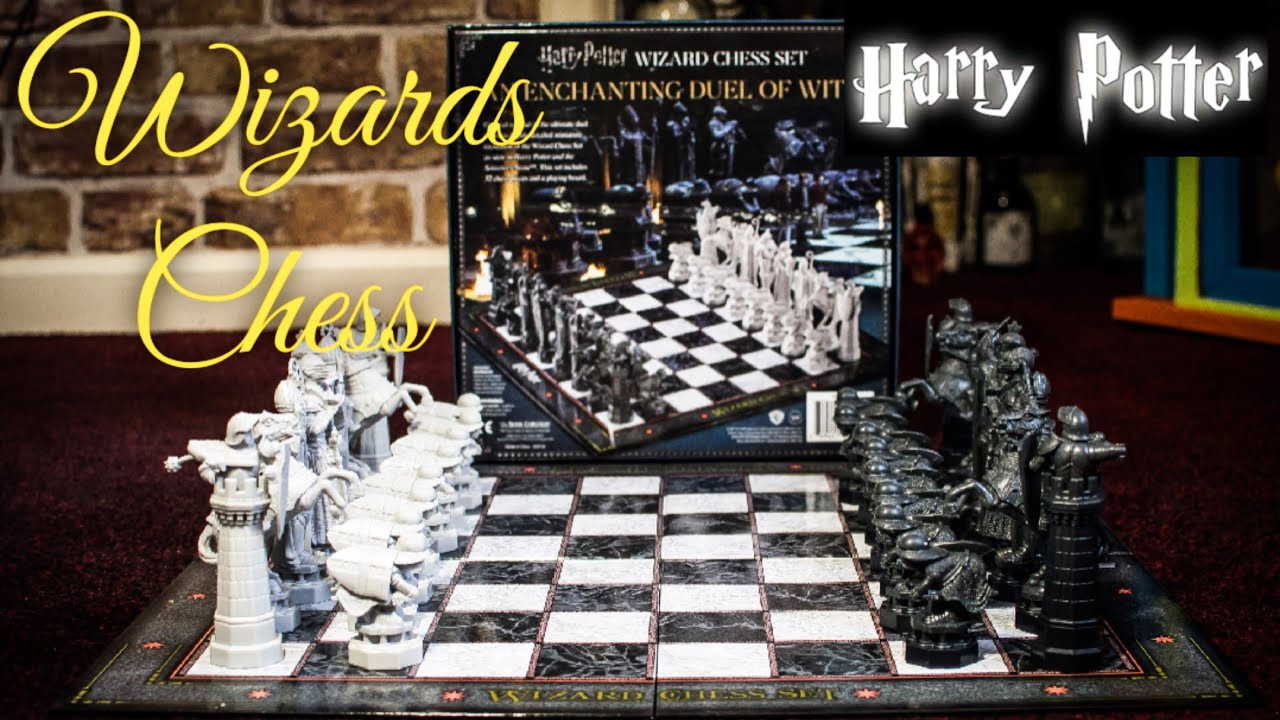 Noble Collection Harry Potter Wizards Chess Unboxing 