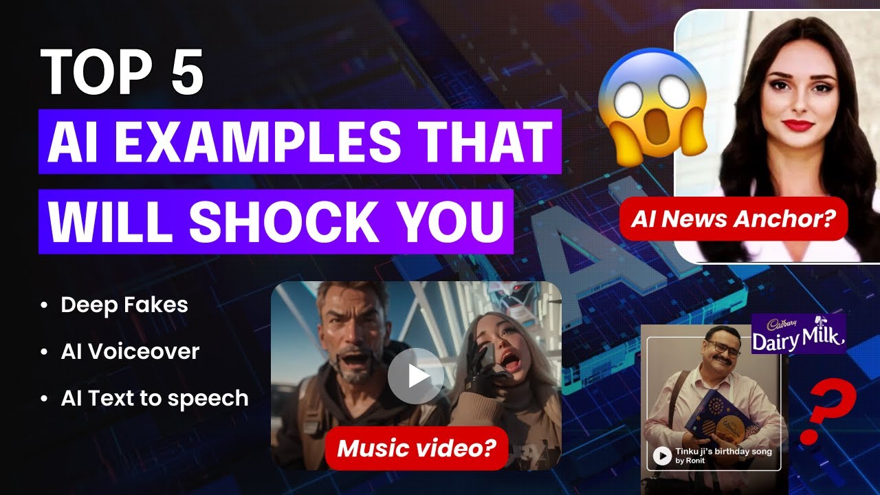 5 Mind-Blowing AI Examples in 2023 | Idea Usher - YouTube