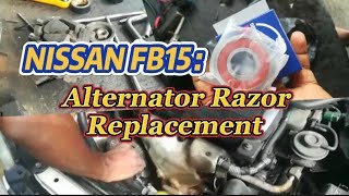 How To Replace Alternator Razors In Nissan Fb15