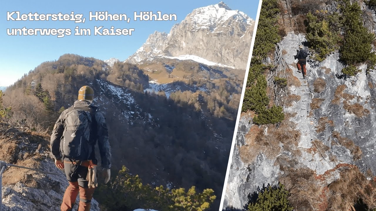 Klettersteige, Höhengrade und eine Höhle: unterwegs im Wilden Kaiser