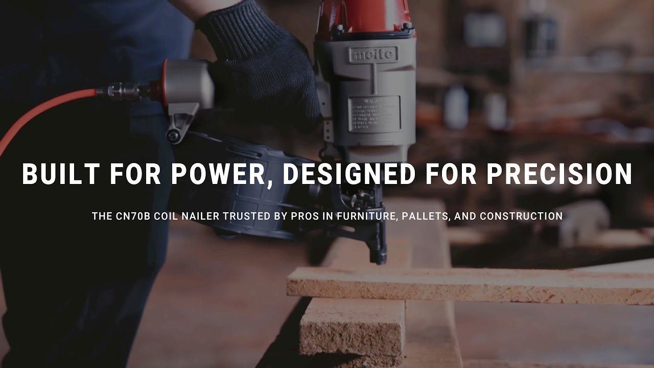 Meite CN70B Coil Nailer | Durable, Reliable, Industrial Performance