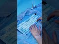 MechLands Vibe75 V2 - Ocean vibes + silky keystrokes 🌊✨ #mechlands #keyboard#typingasmr #gaming