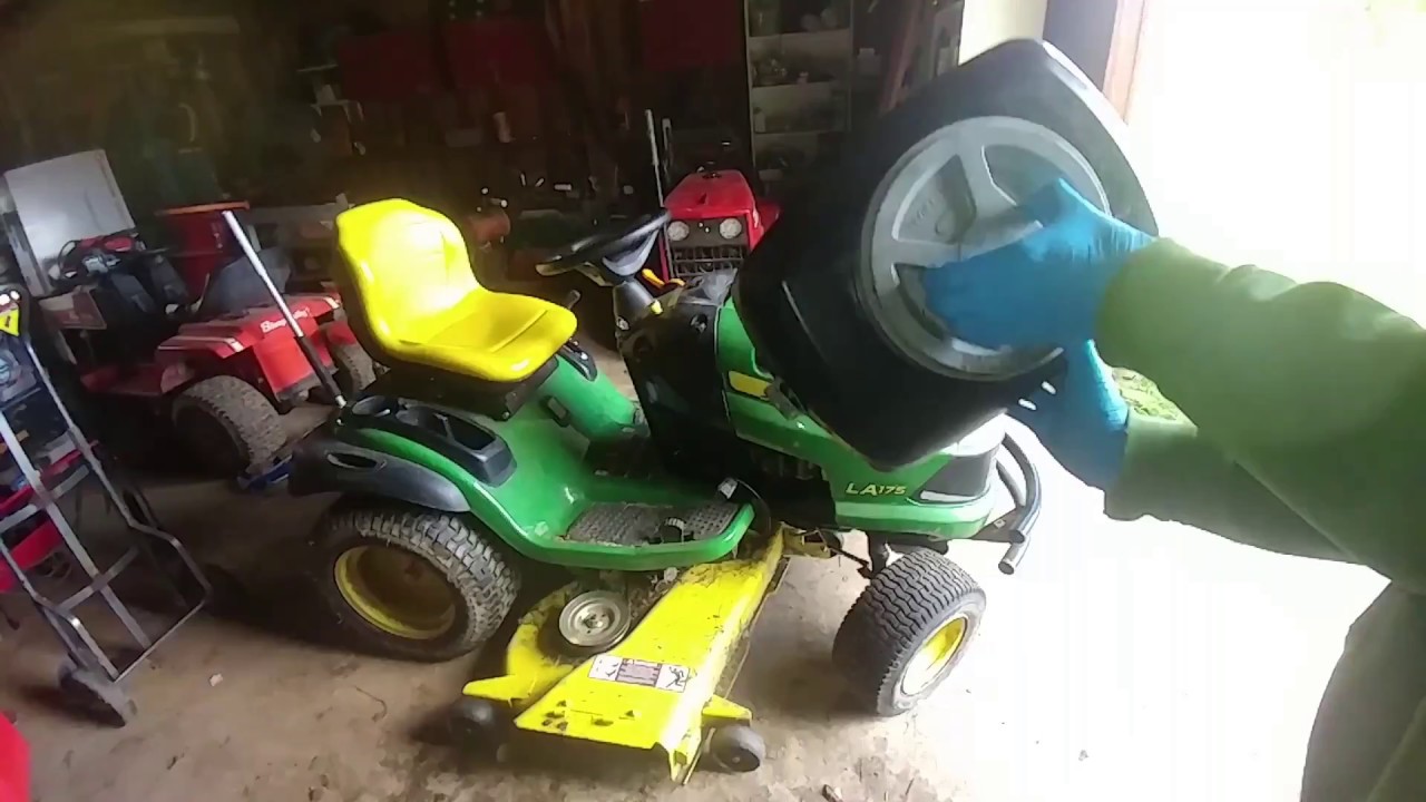 HOW TO CHANGE THE ENGINE OIL IN YOUR JOHN DEERE MOWER LA175 YouTube