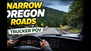 Oregon I-5 Northbound Scenic Drive Truck Driver POV