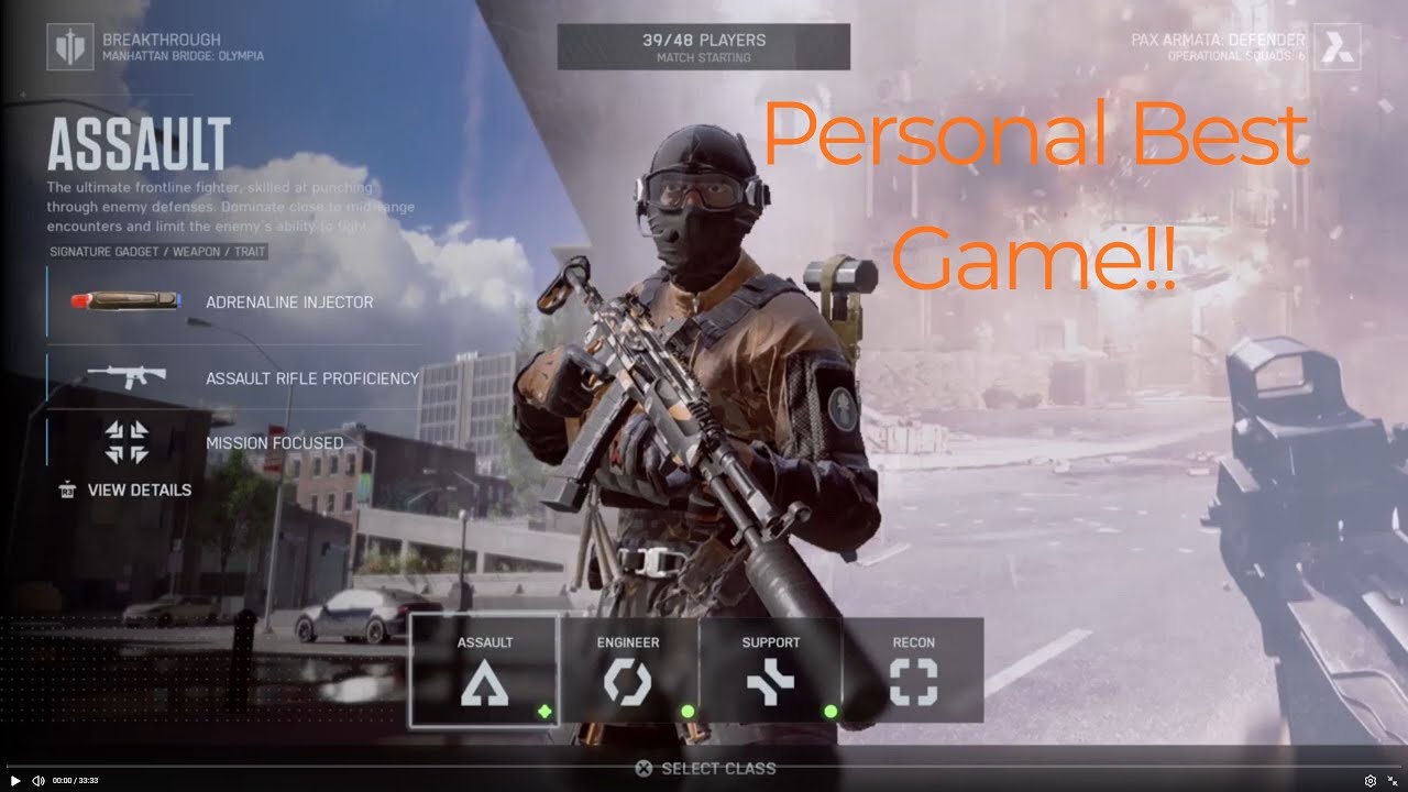 First Video - Battlefield my personal best score/kills!
