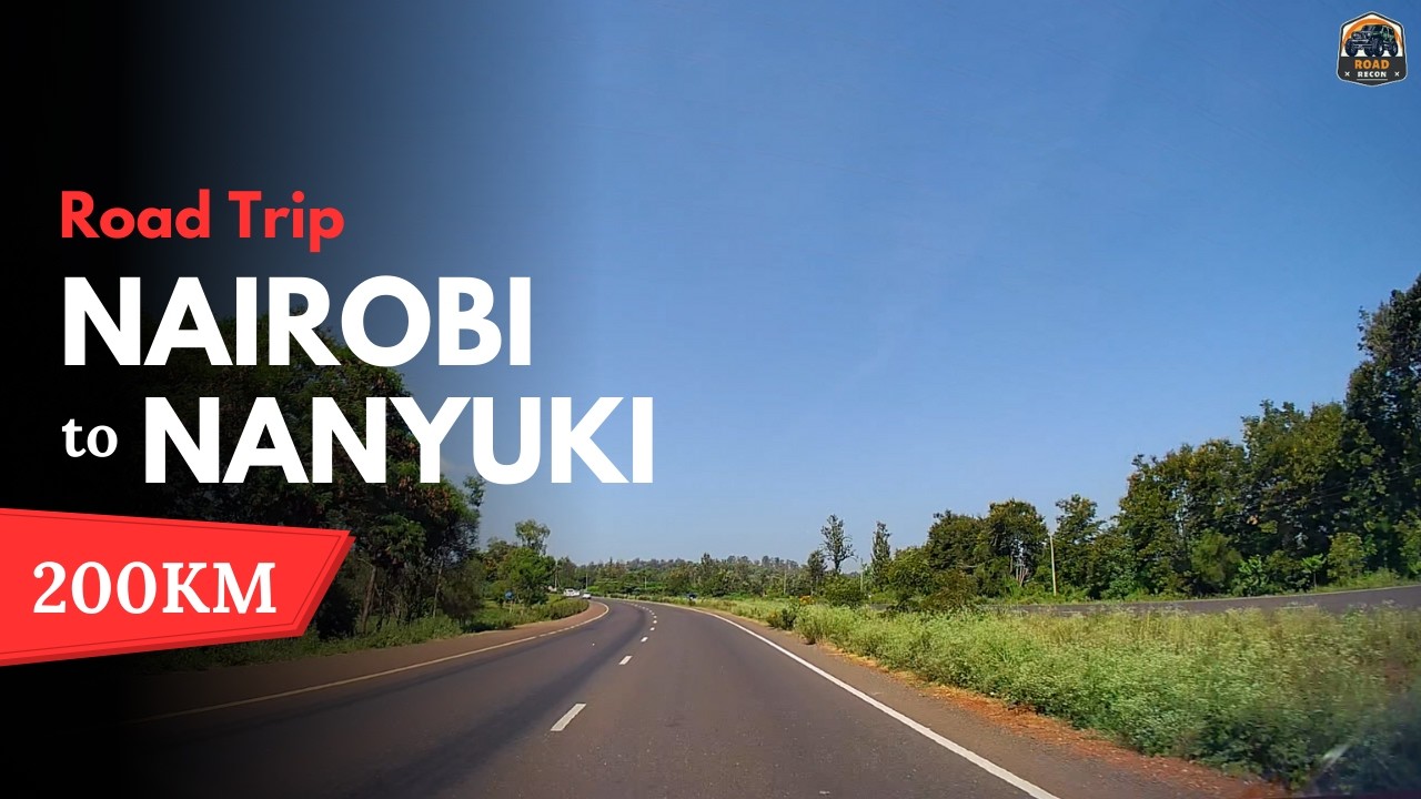 Best Kenyan Road Trips: Nairobi to Nanyuki Scenic Drive on Kenol-Marua Dual Carriageway | 4K Dashcam