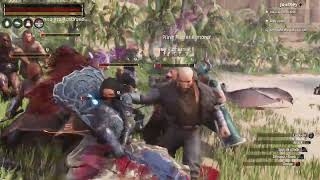 Conan Exiles great axe spin fun