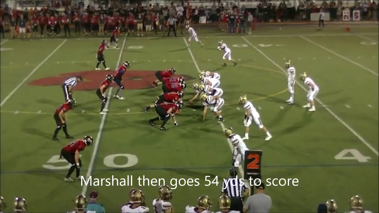 Watch Canastota football's Ben Marshall runs, throws for six TDs at