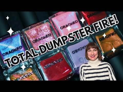 Cracked Polish Last Minute Gifts, Dumpster Fire & more | Nail polish swatches