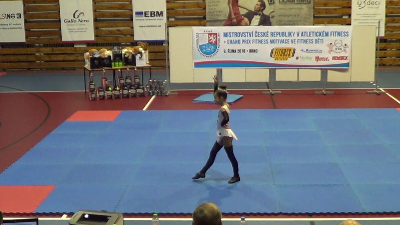 8.10. 2016 -Brno-Fitness dětí 8-11let -Adeli Nesvadbová 5.místo ( 8let)