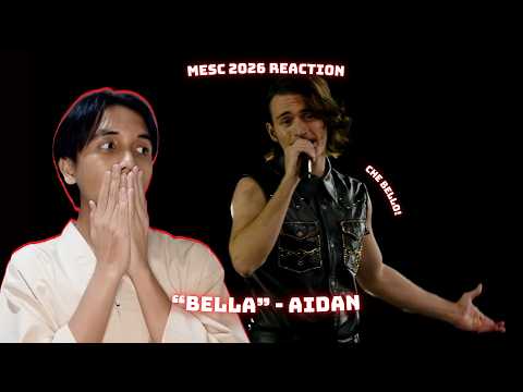 Che Molto Bello! | Indonesian Reacts to "Bella" – AIDAN (MESC 2026 WINNER 🇲🇹)