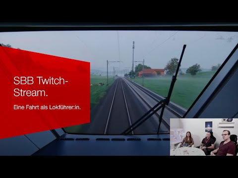 Twitch-Stream: Eine Schicht als SBB Lokführer:in von Zürich nach Genf und retour - video from SBB Cargo