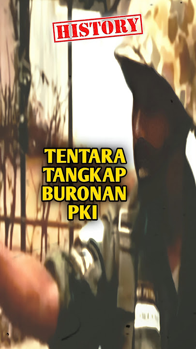 Tentara Tangkap Buronan PKI